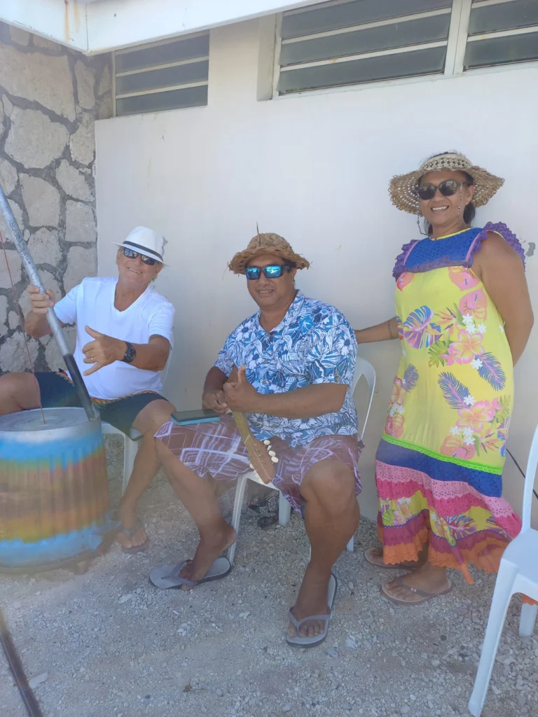 Journée Modiale Du Tourisme Fakarava Musiciens Accueil Aéroport